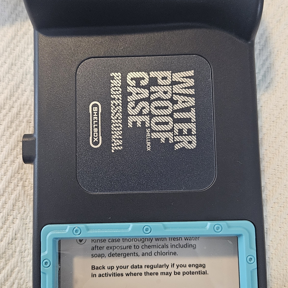 Waterproof Case - Black and Blue